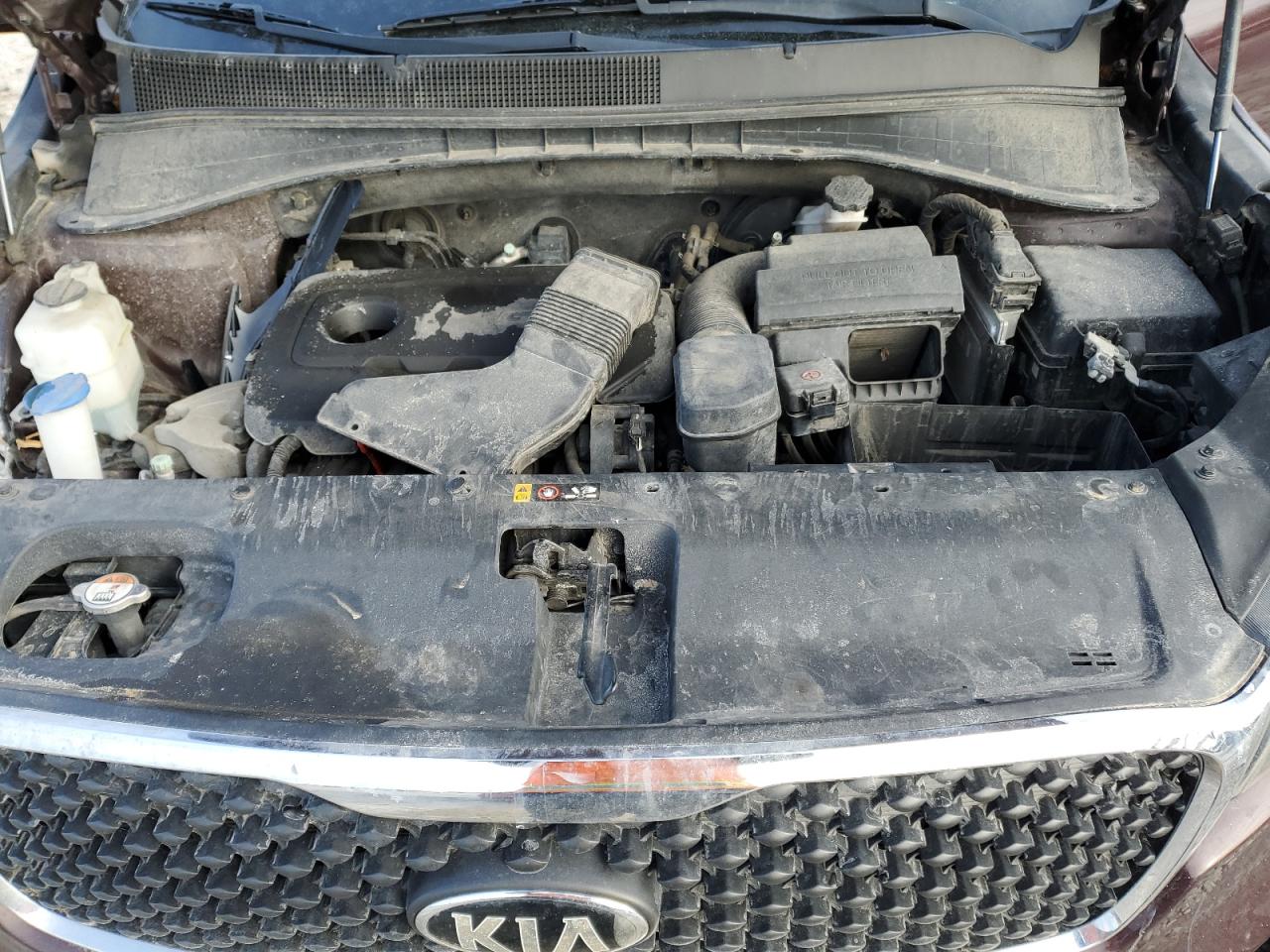 2016 KIA Sorento VIN 5XYPG4A35GG178677 Copart auction photo, front end damage thumbnail 14