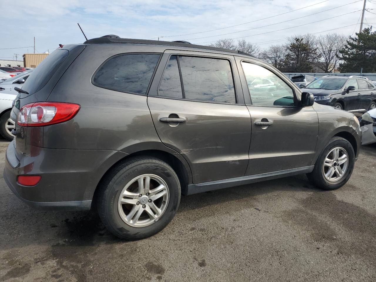 2012 Hyundai Santa Fe VIN 5XYZGDAB6CG129224 Copart auction photo, front end / mechanical damage thumbnail 3