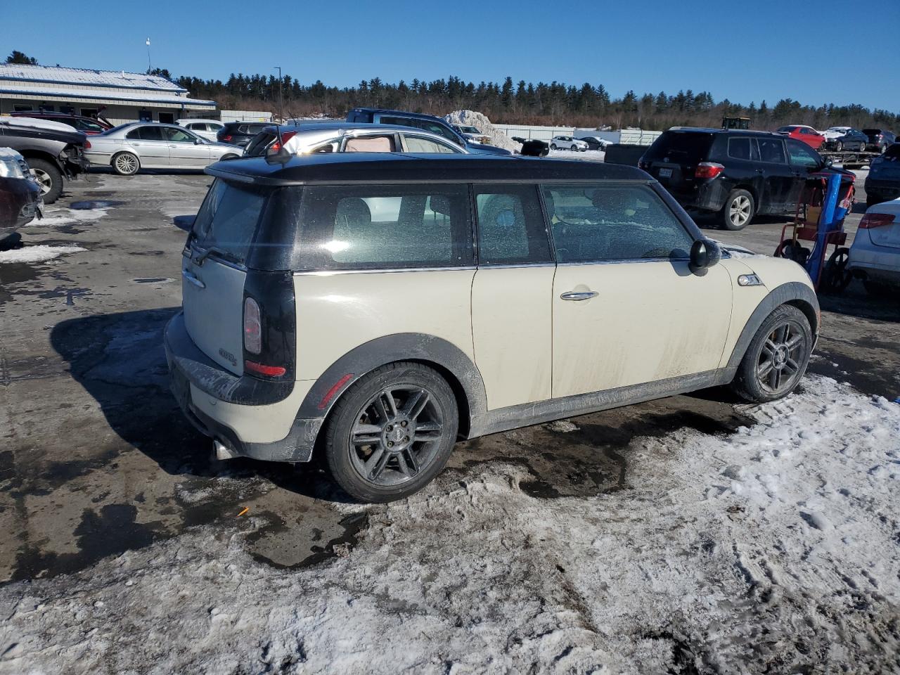 2014 MINI Cooper VIN WMWZG3C51ET800305 Copart auction photo, side damage thumbnail 3