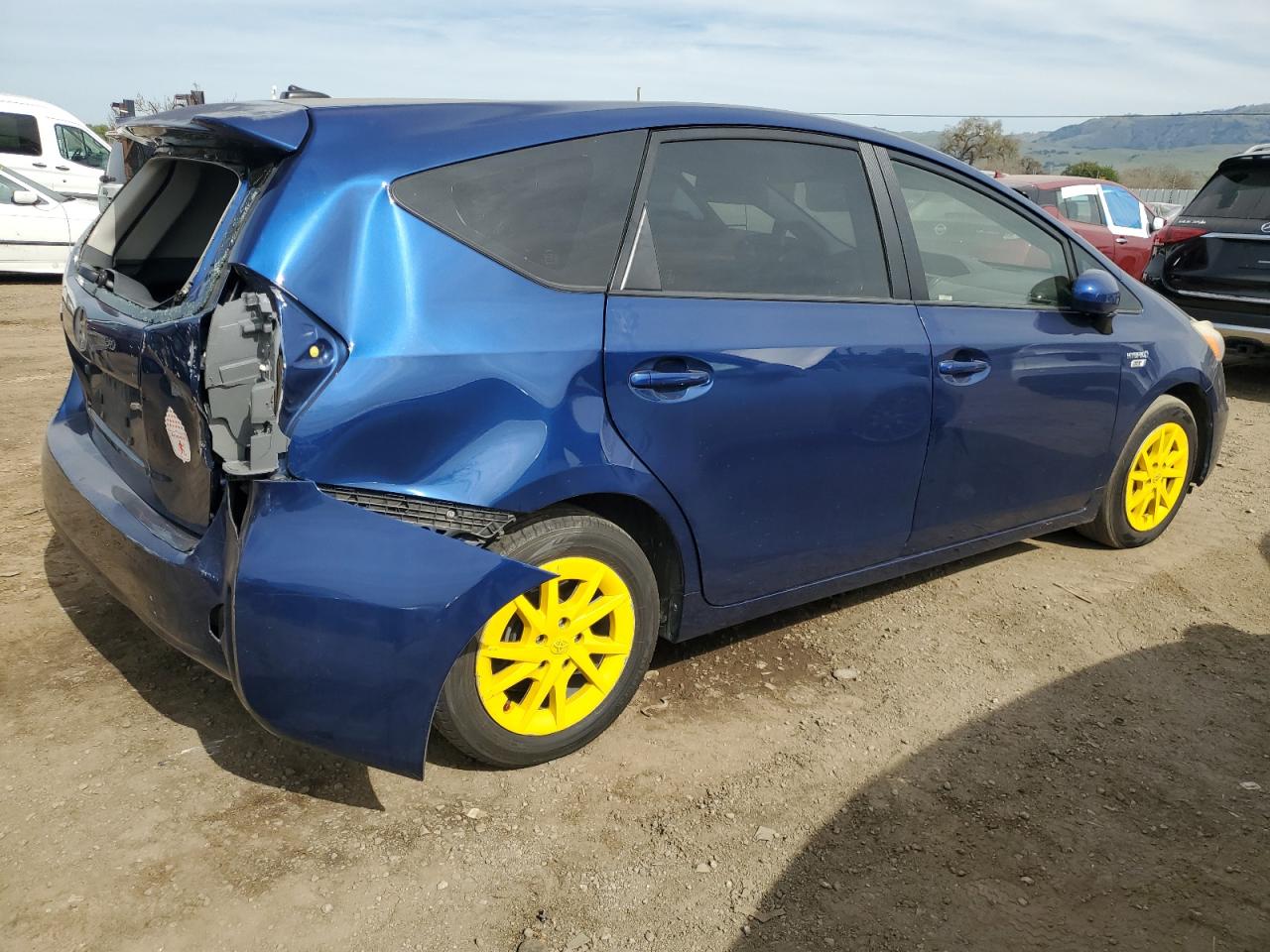 2012 Toyota Prius VIN JTDZN3EU0C3180198 Copart auction photo, rear end damage thumbnail 3