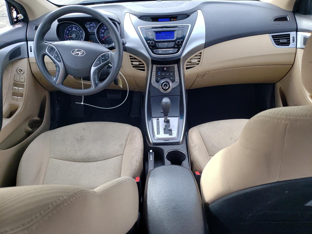 2013 Hyundai Elantra VIN 5NPDH4AE4DH446687 Copart auction photo, front end / minor dent/scratches damage thumbnail 8