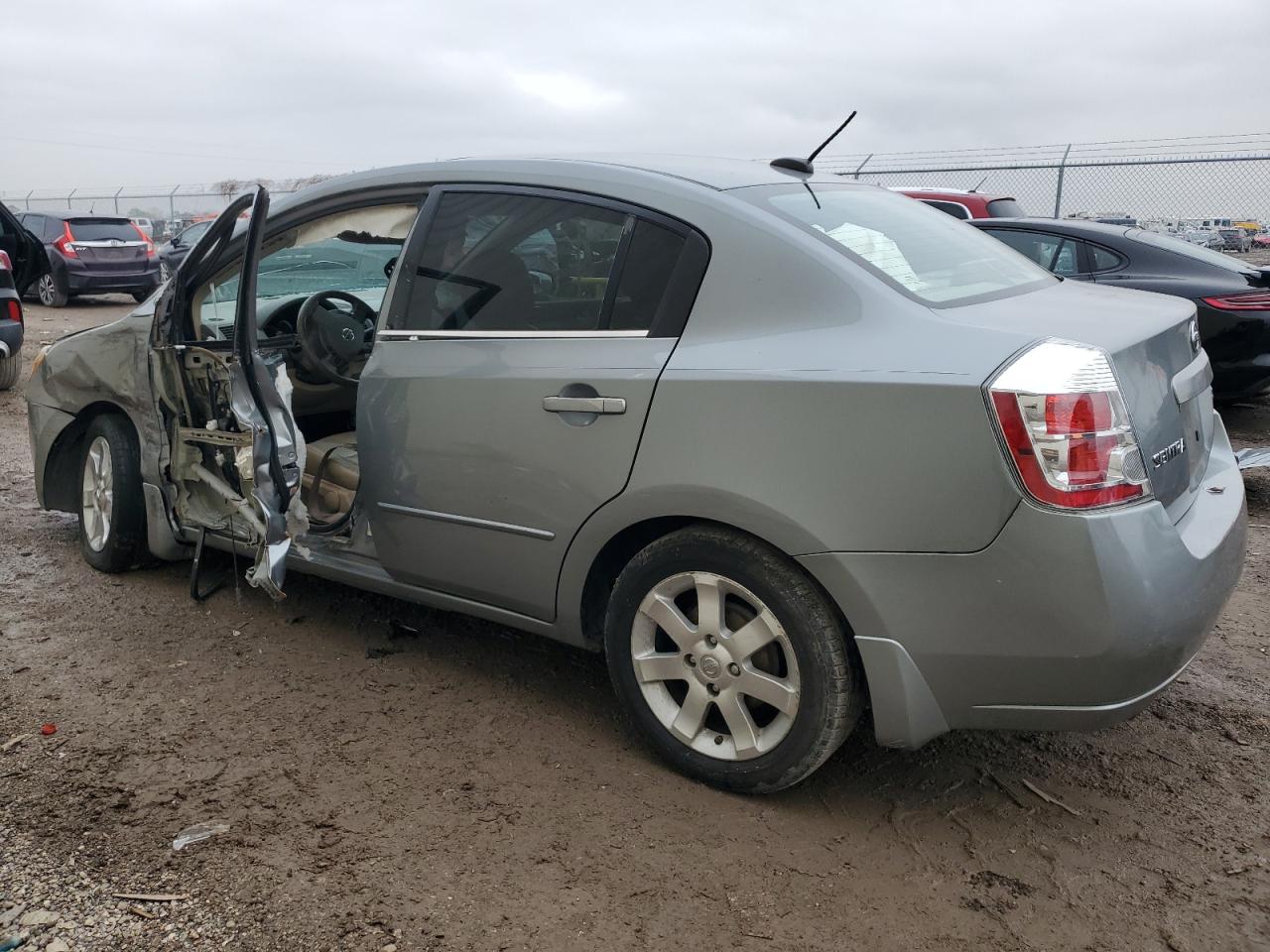 2008 Nissan Sentra VIN 3N1AB61E78L656399 Copart auction photo, side / front end damage thumbnail 2