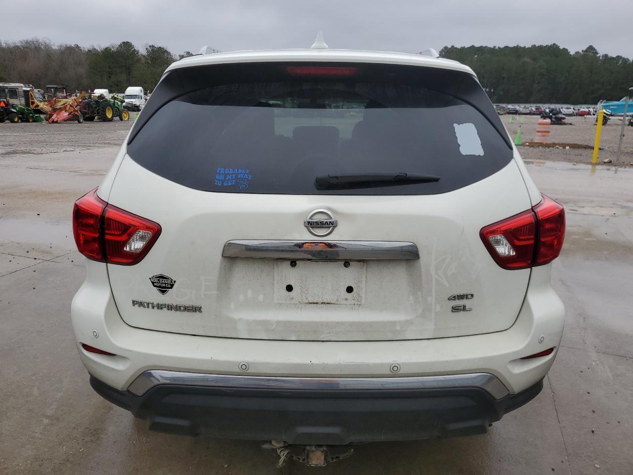 2019 Nissan Pathfinder VIN 5N1DR2MM4KC643691 Copart auction photo, normal wear damage thumbnail 6