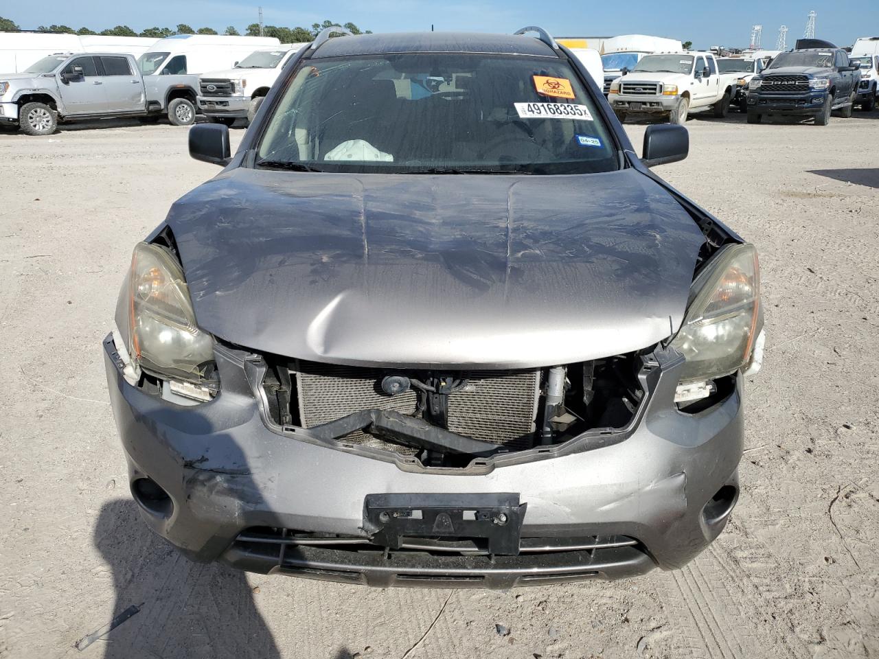 2015 Nissan Rogue VIN JN8AS5MT0FW654054 Copart auction photo, front end / minor dent/scratches damage thumbnail 5