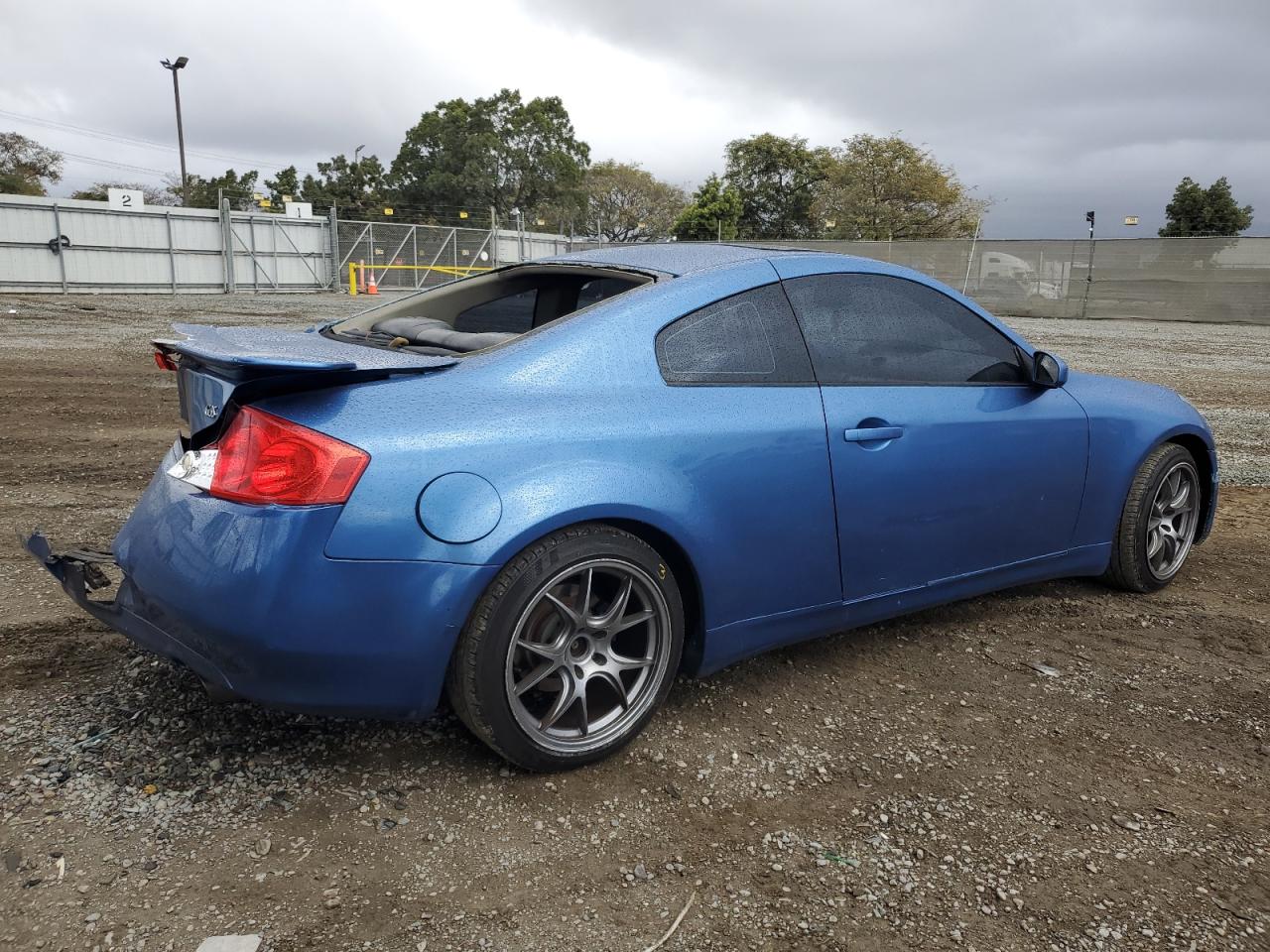 2003 Infiniti G VIN JNKCV54E23M210645 Copart auction photo, rear end damage thumbnail 3