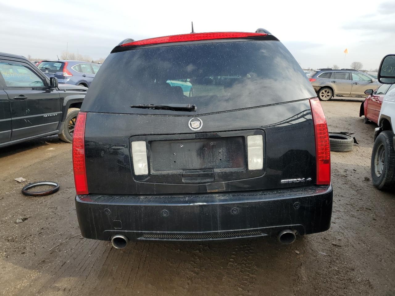 2009 Cadillac SRX VIN 1GYEE437490112671 Copart auction photo, front end / side damage thumbnail 6