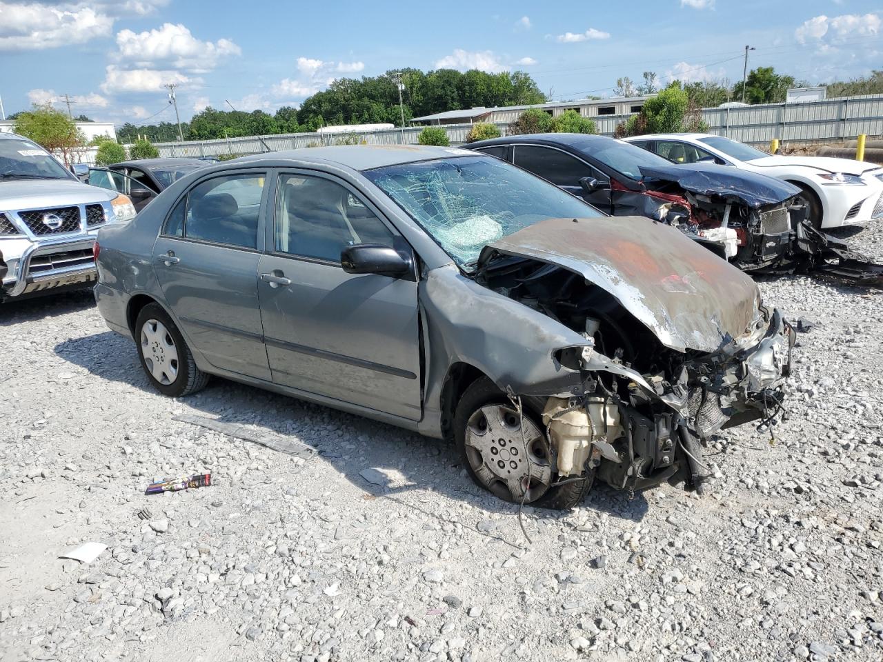 2004 Toyota Corolla VIN 2T1BR32E34C285359 Copart auction photo, front end damage thumbnail 4