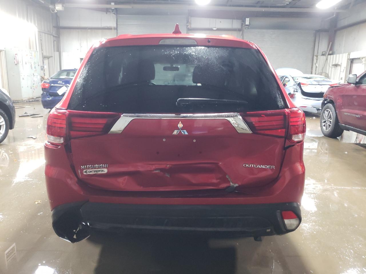 2017 Mitsubishi Outlander VIN JA4AD2A32HZ070081 Copart auction photo, front end / rear end damage thumbnail 6
