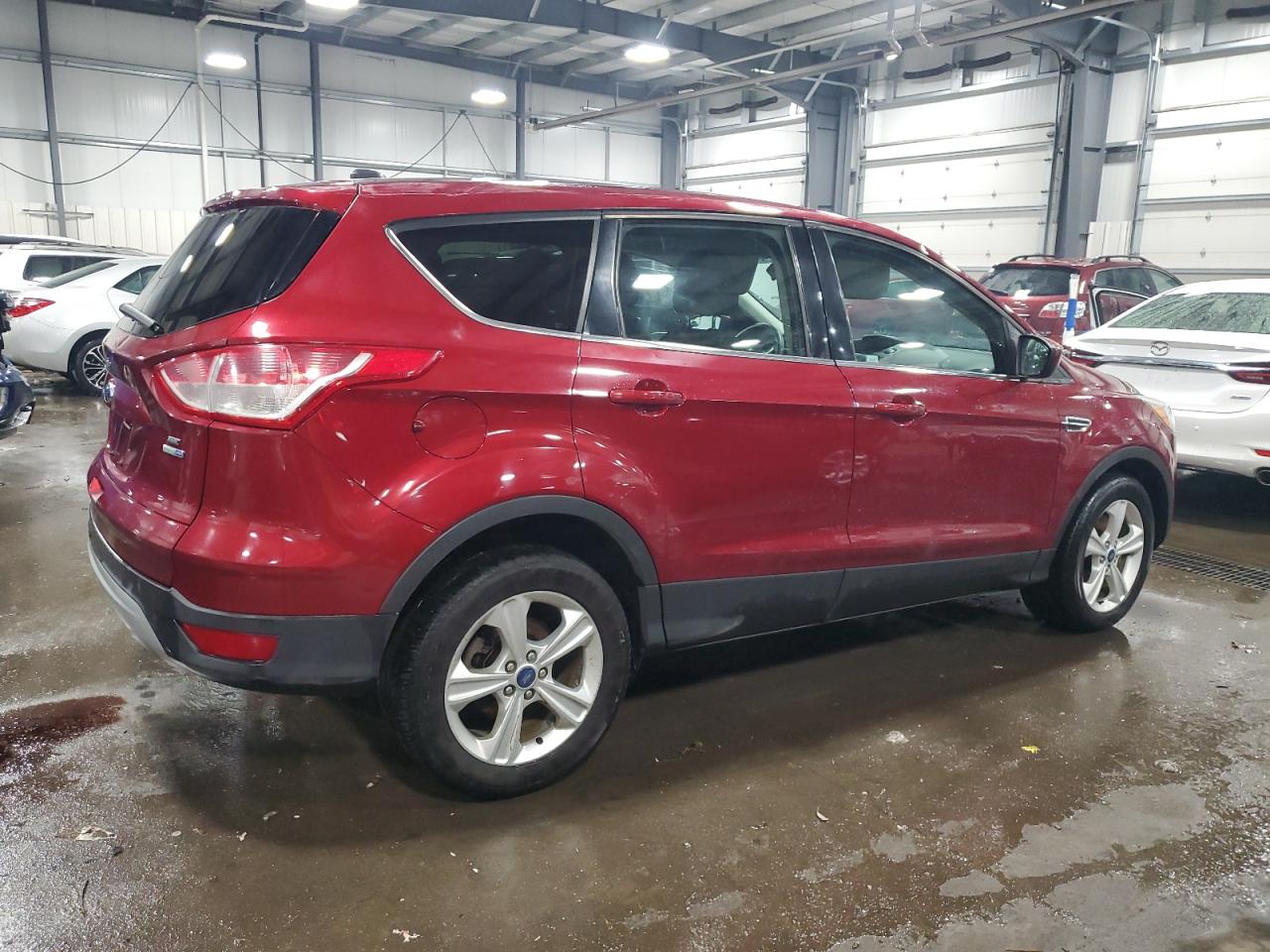 2014 Ford Escape VIN 1FMCU9GX3EUB02543 Copart auction photo, front end / side damage thumbnail 3