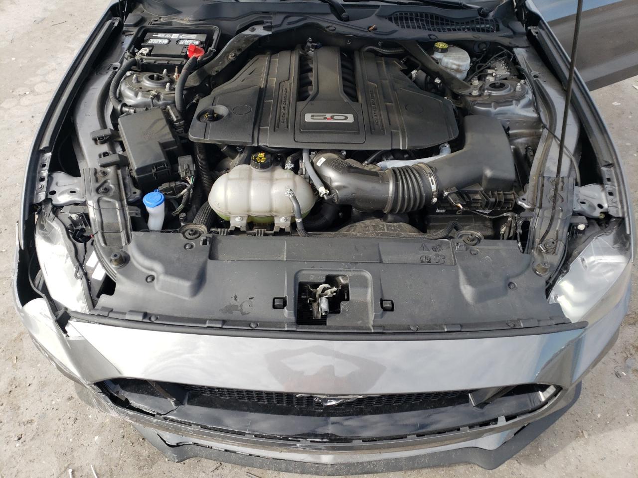 2022 Ford Mustang VIN 1FA6P8CF1N5130423 Copart auction photo, all over damage thumbnail 13