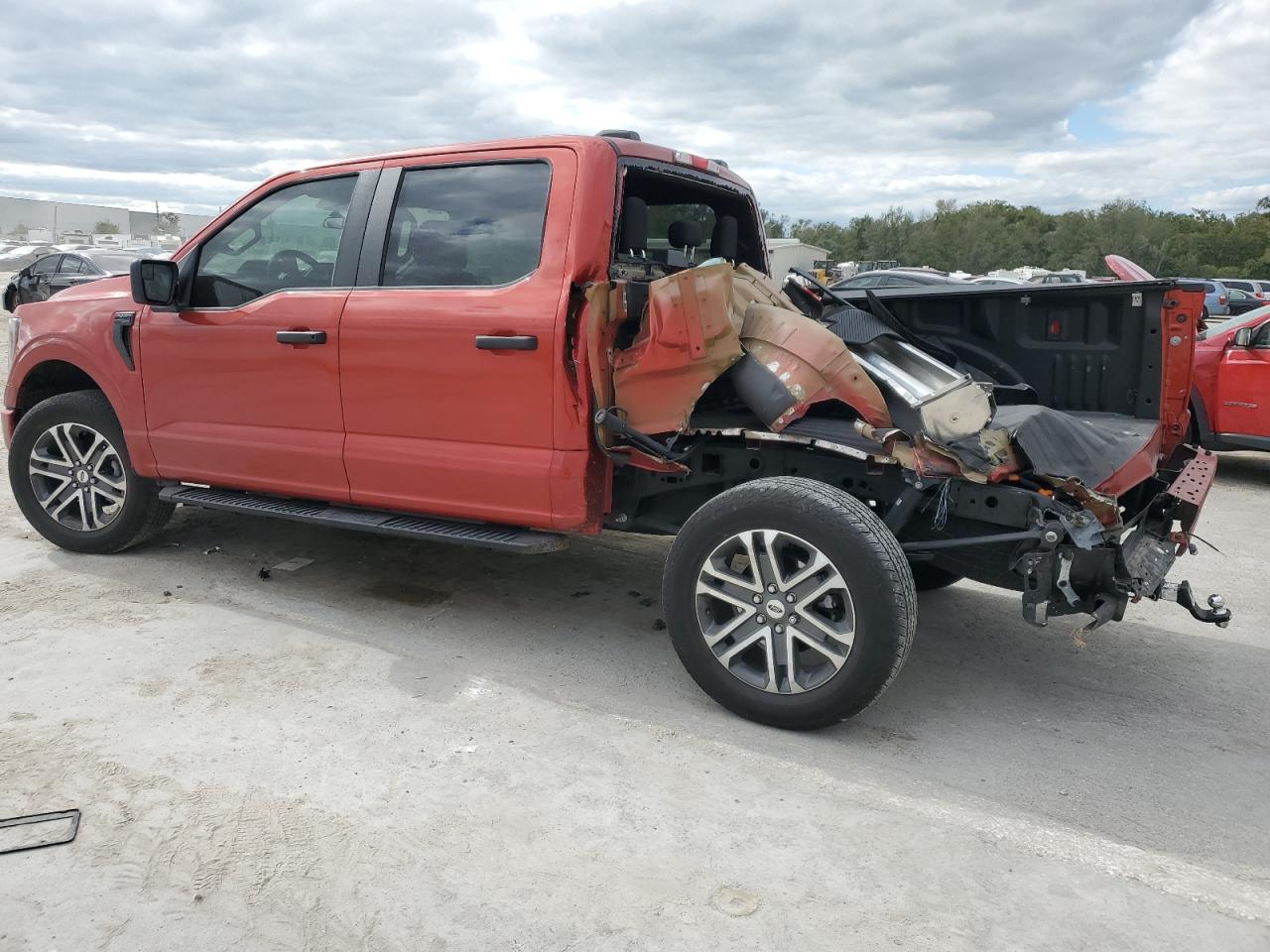 2023 Ford F-150 VIN 1FTEW1EP1PKF22876 Copart auction photo, rear end damage thumbnail 2