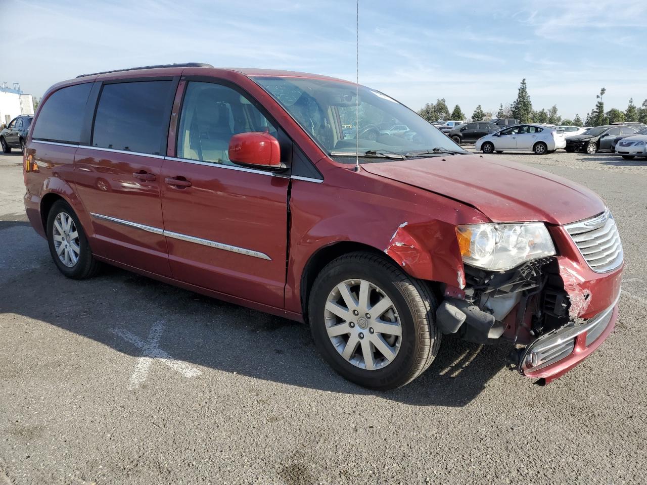 2015 Chrysler Town & Country VIN 2C4RC1BG7FR706783 Copart auction photo, all over damage thumbnail 4