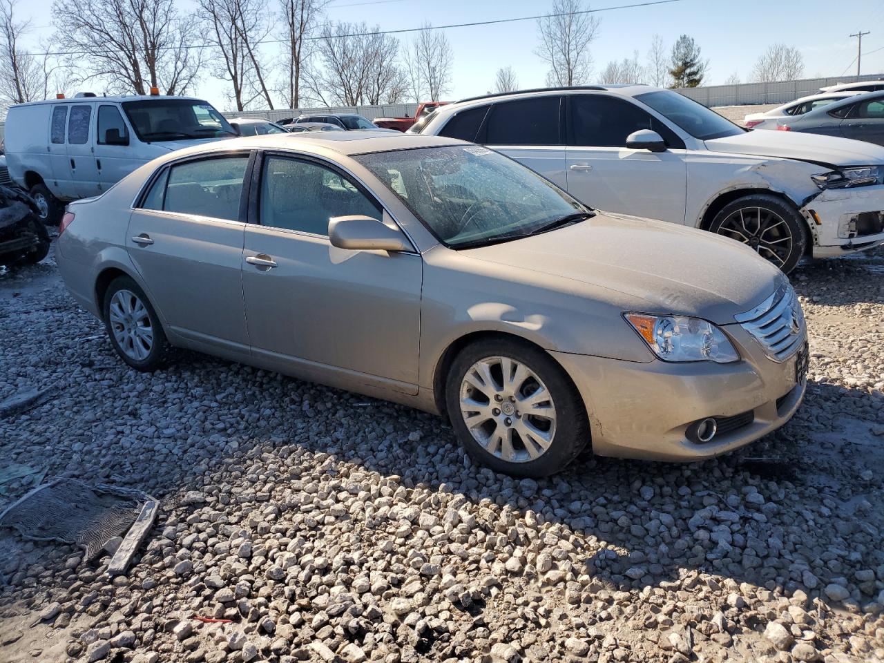 2008 Toyota Avalon VIN 4T1BK36B98U301976 Copart auction photo, side damage thumbnail 4
