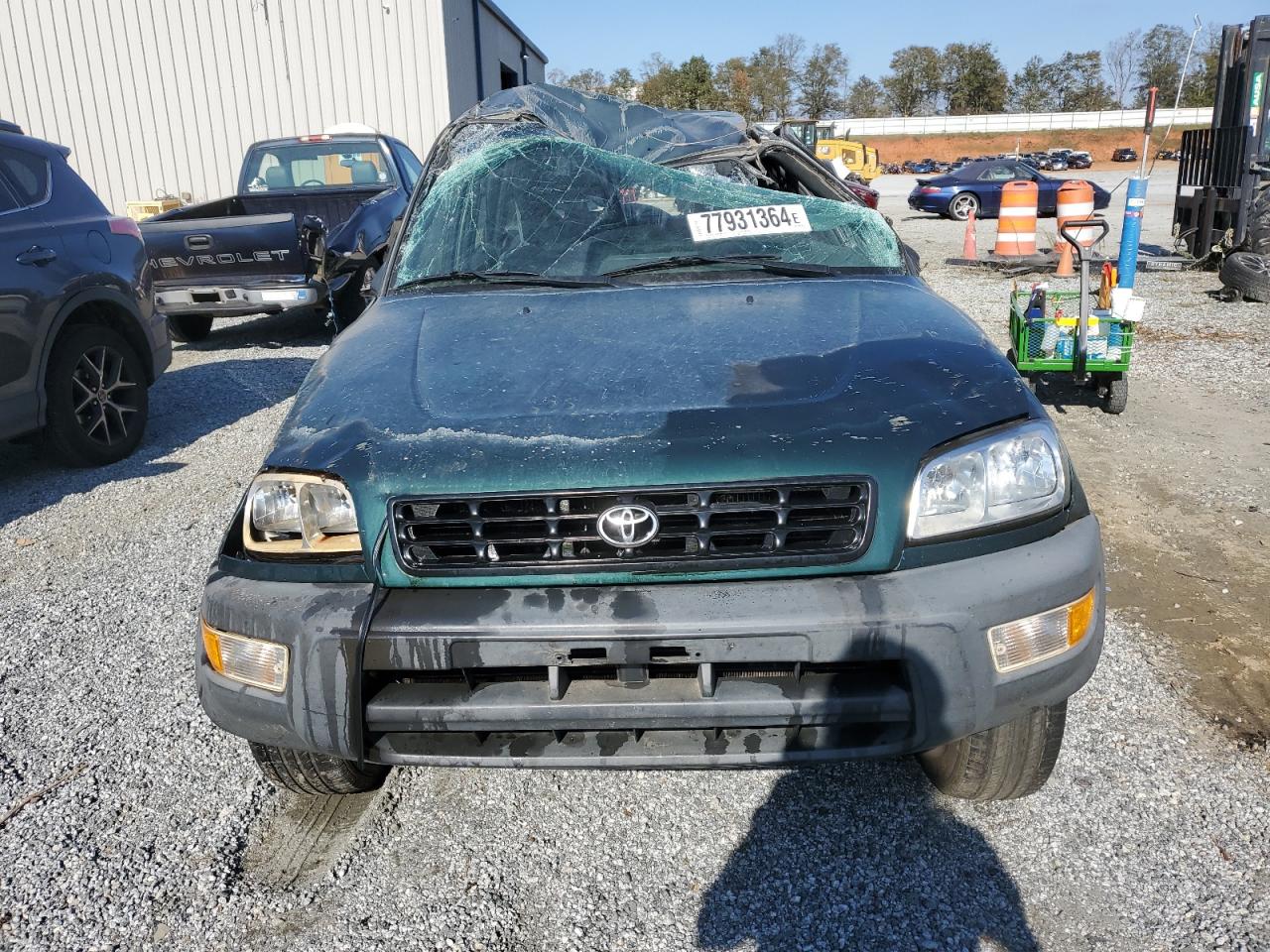1998 Toyota RAV 4 VIN JT3HP10V8W7093354 Copart auction photo, rollover damage thumbnail 5