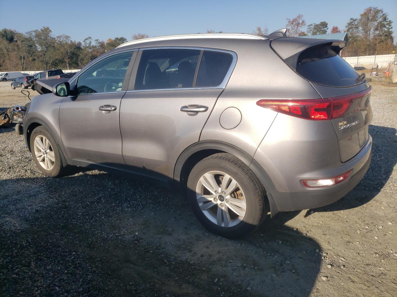2017 KIA Sportage VIN KNDPM3AC6H7292284 Copart auction photo, front end / side damage thumbnail 2