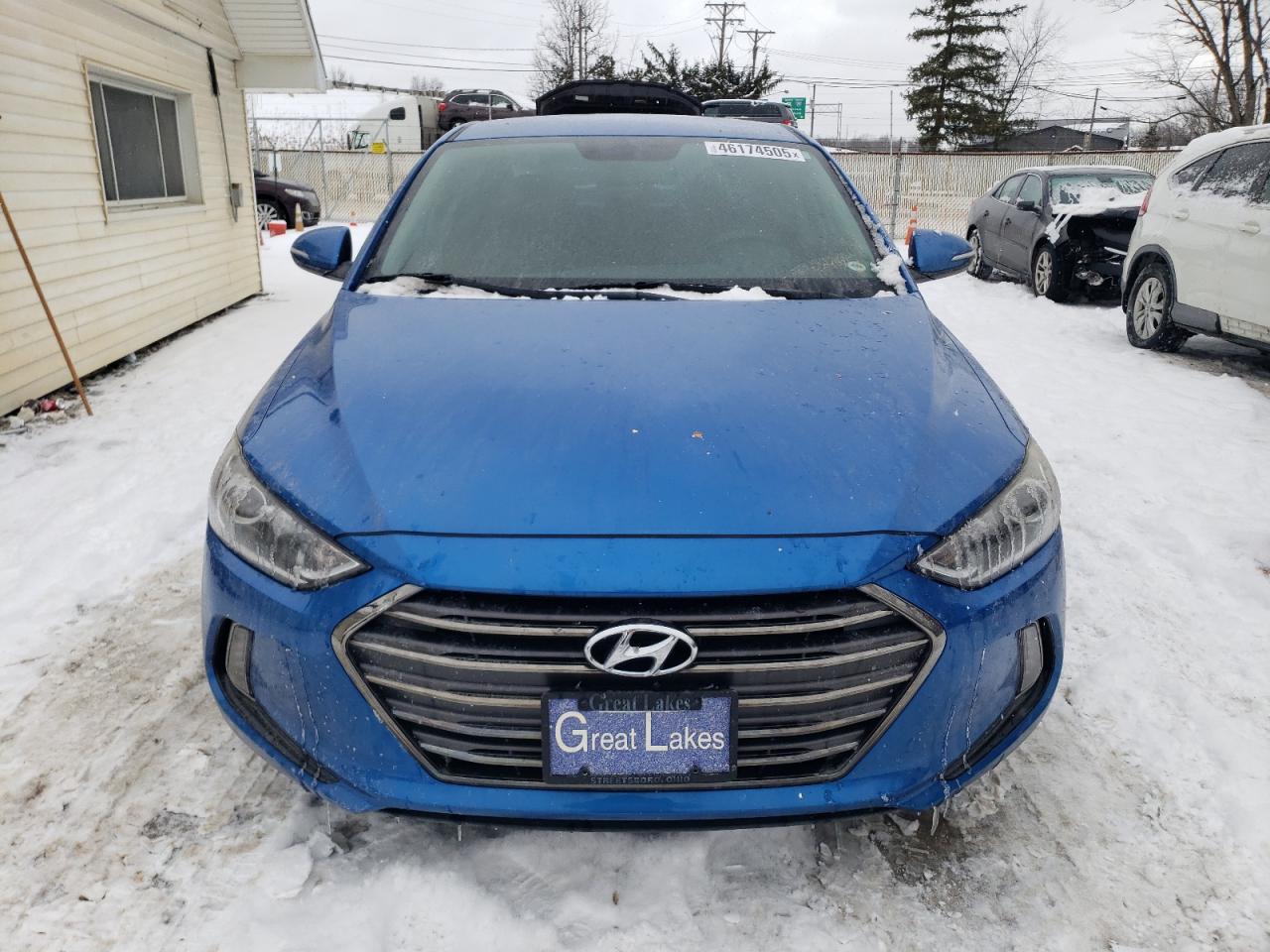 2017 Hyundai Elantra VIN 5NPD84LFXHH001138 Copart auction photo, rear end damage thumbnail 5