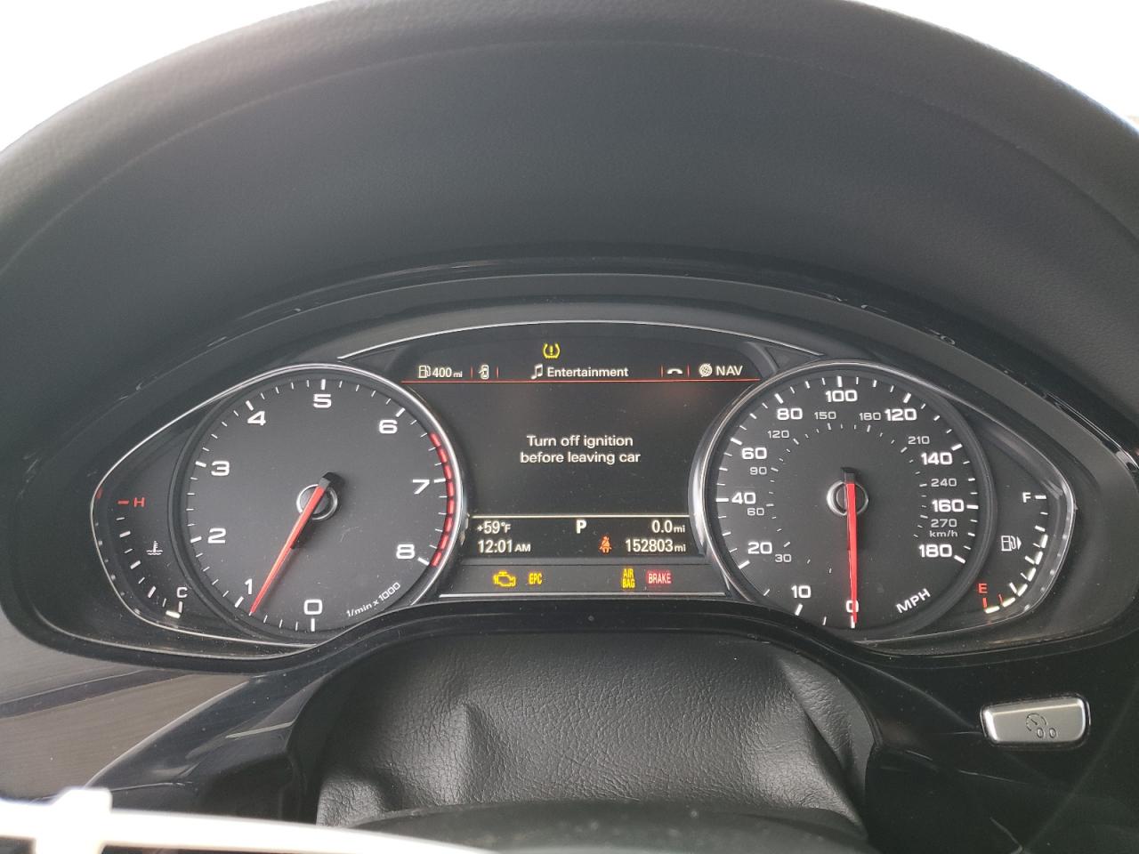 2015 Audi A8 VIN WAU3GAFDXFN028938 Copart auction photo, normal wear damage thumbnail 9