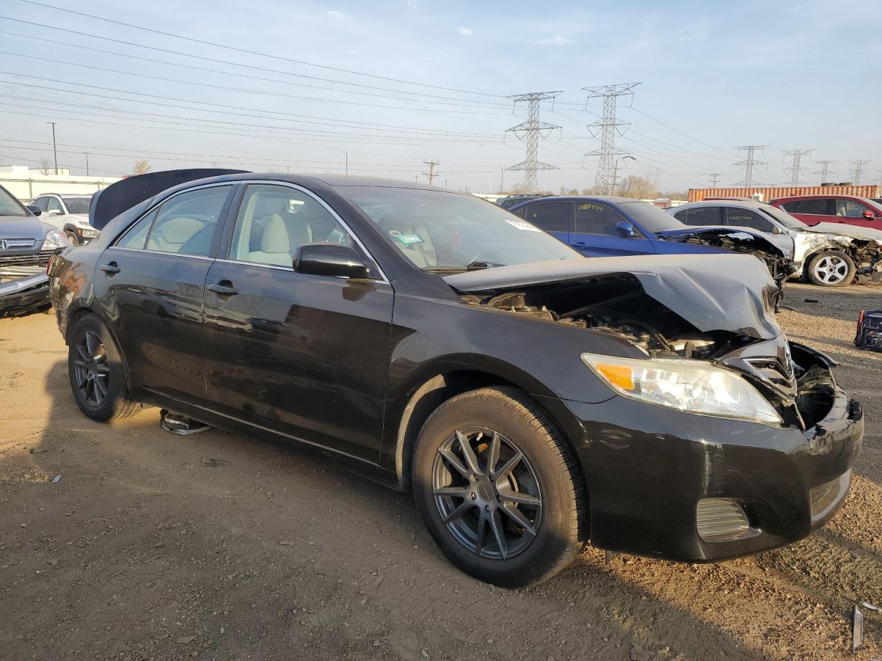 2011 Toyota Camry VIN 4T4BF3EK4BR146630 Copart auction photo, rear end / front end damage thumbnail 4