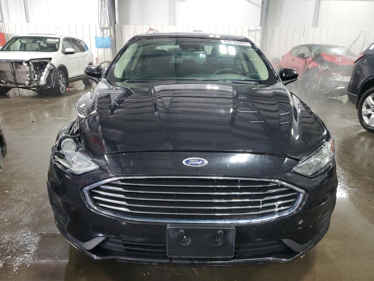 2019 Ford Fusion VIN 3FA6P0T94KR223697 Copart auction photo, front end / rear end damage thumbnail 5