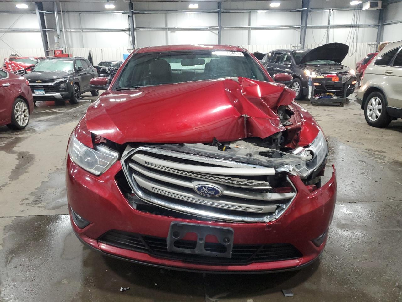 2013 Ford Taurus VIN 1FAHP2E85DG209620 Copart auction photo, front end damage thumbnail 5
