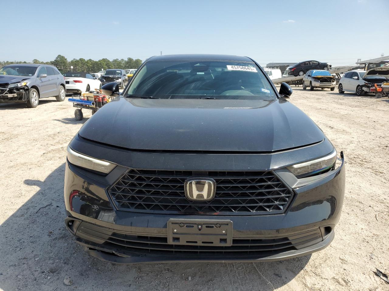 2024 Honda Accord VIN 1HGCY2F50RA002196 Copart auction photo, front end / side damage thumbnail 5