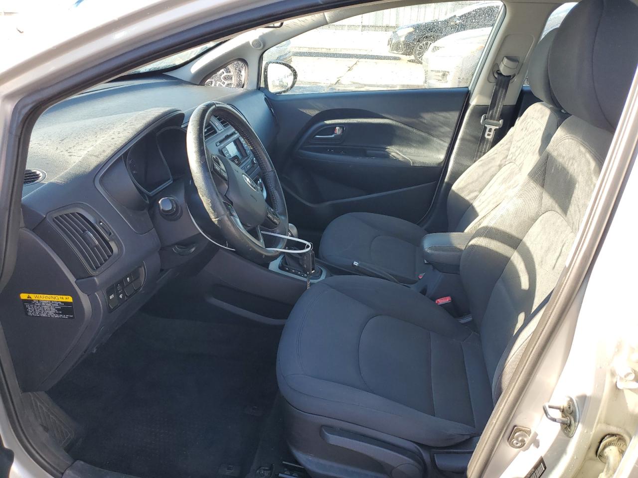 2013 KIA Rio VIN KNADN4A3XD6223214 Copart auction photo, front end / side damage thumbnail 7