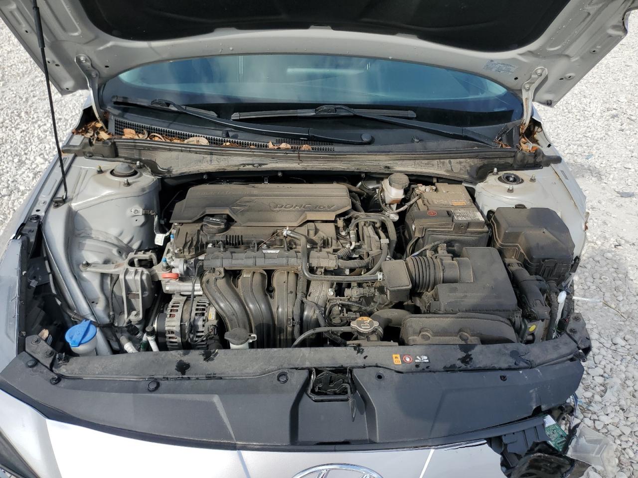 2021 Hyundai Elantra VIN 5NPLS4AG7MH009104 Copart auction photo, front end / rear end damage thumbnail 11