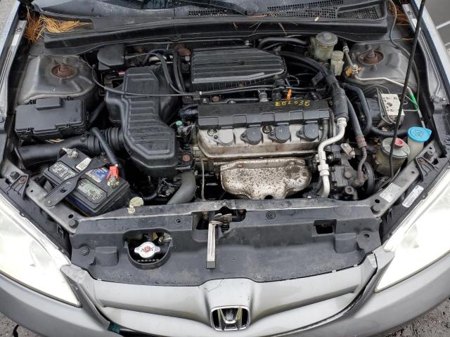 2005 Honda Civic VIN 1HGES257X5L010138 Copart auction photo, front end / minor dent/scratches damage thumbnail 11