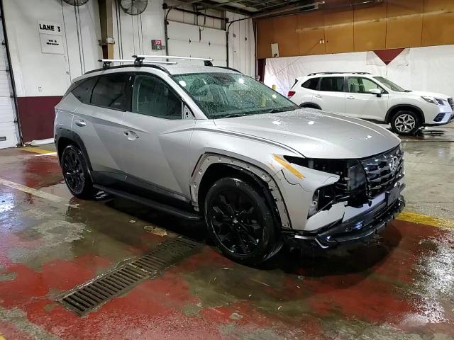 2022 Hyundai Tucson VIN KM8JFCAE0NU148675 Copart auction photo, front end / side damage thumbnail 15