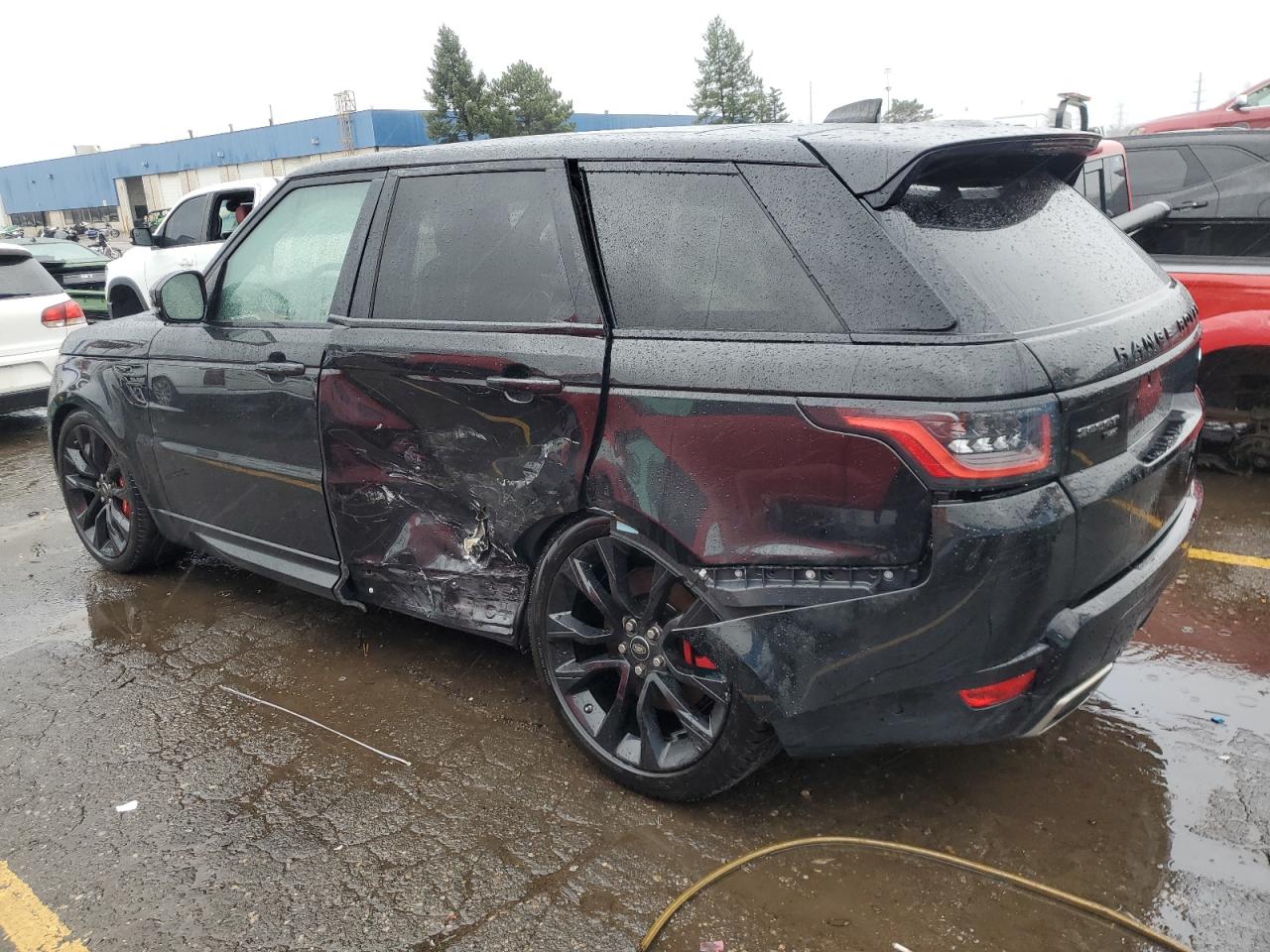 2021 Land Rover Range Rover VIN SALWS2RU1MA782873 Copart auction photo, side / rear end damage thumbnail 2