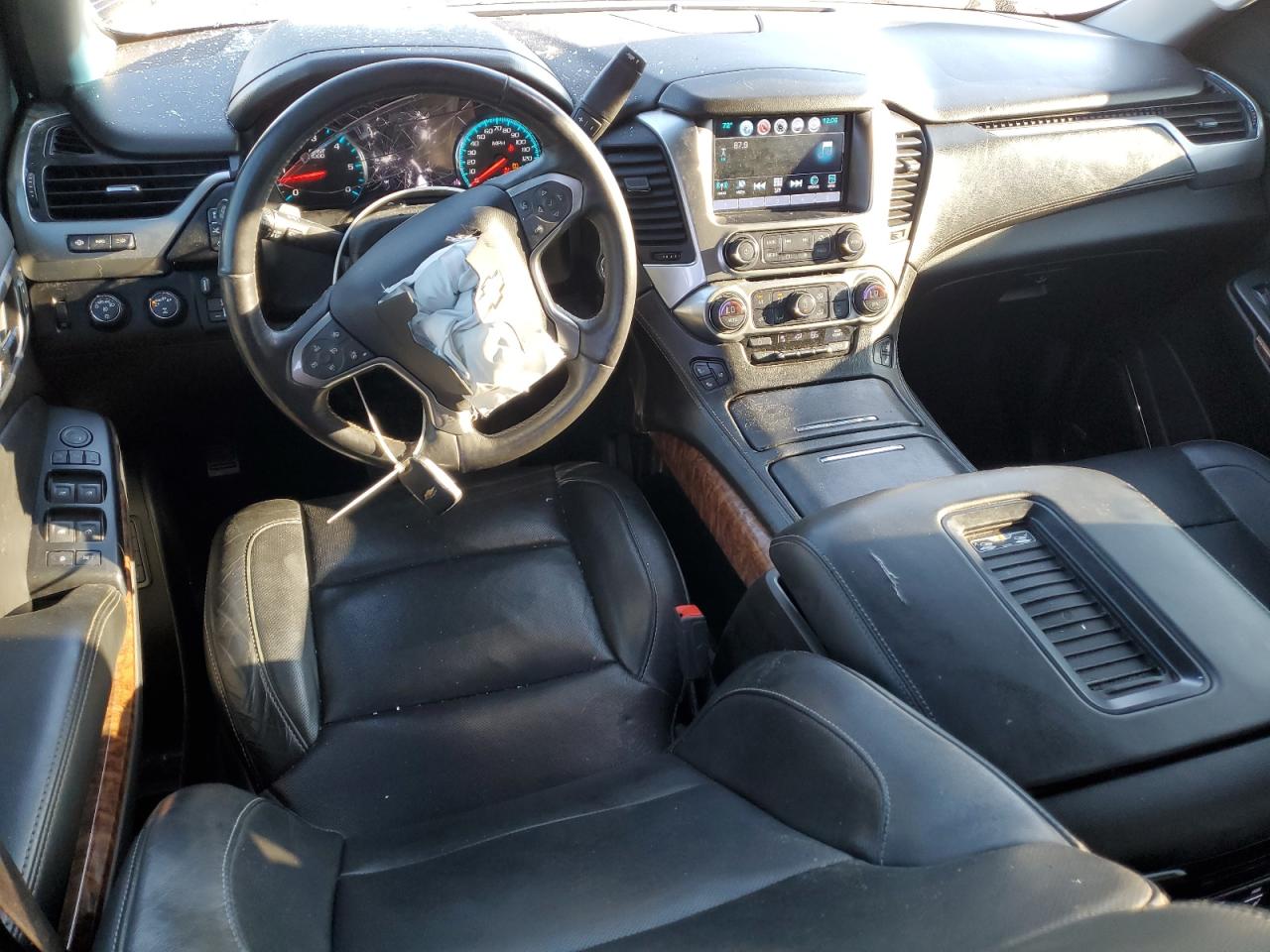 2018 Chevrolet Tahoe VIN 1GNSKCKC3JR166402 Copart auction photo, front end / side damage thumbnail 8