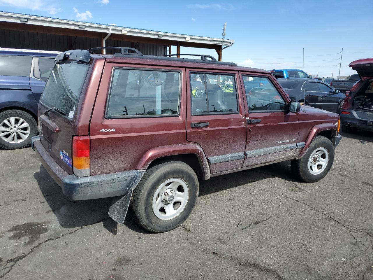 2000 Jeep Grand Cherokee VIN 1J4FF48SXYL234303 Copart auction photo, front end damage thumbnail 3