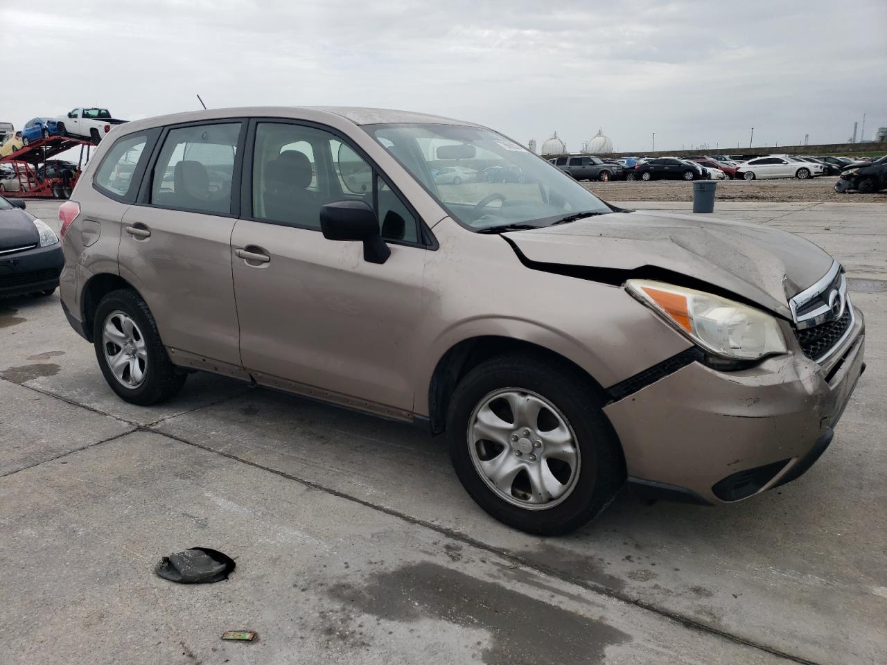 2015 Subaru Forester VIN JF2SJAAC1FG459687 Copart auction photo, all over / front end damage thumbnail 4