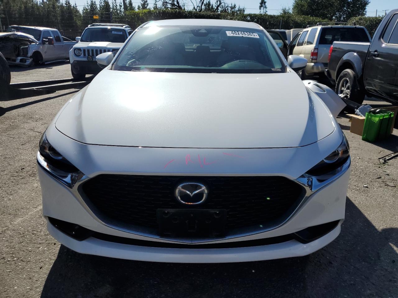 2019 Mazda 3 VIN 3MZBPADL9KM105583 Copart auction photo, rear end / side damage thumbnail 5