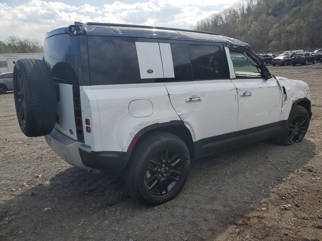 2023 Land Rover Defender VIN SALEJ7EX2P2158154 Copart auction photo, all over damage thumbnail 3