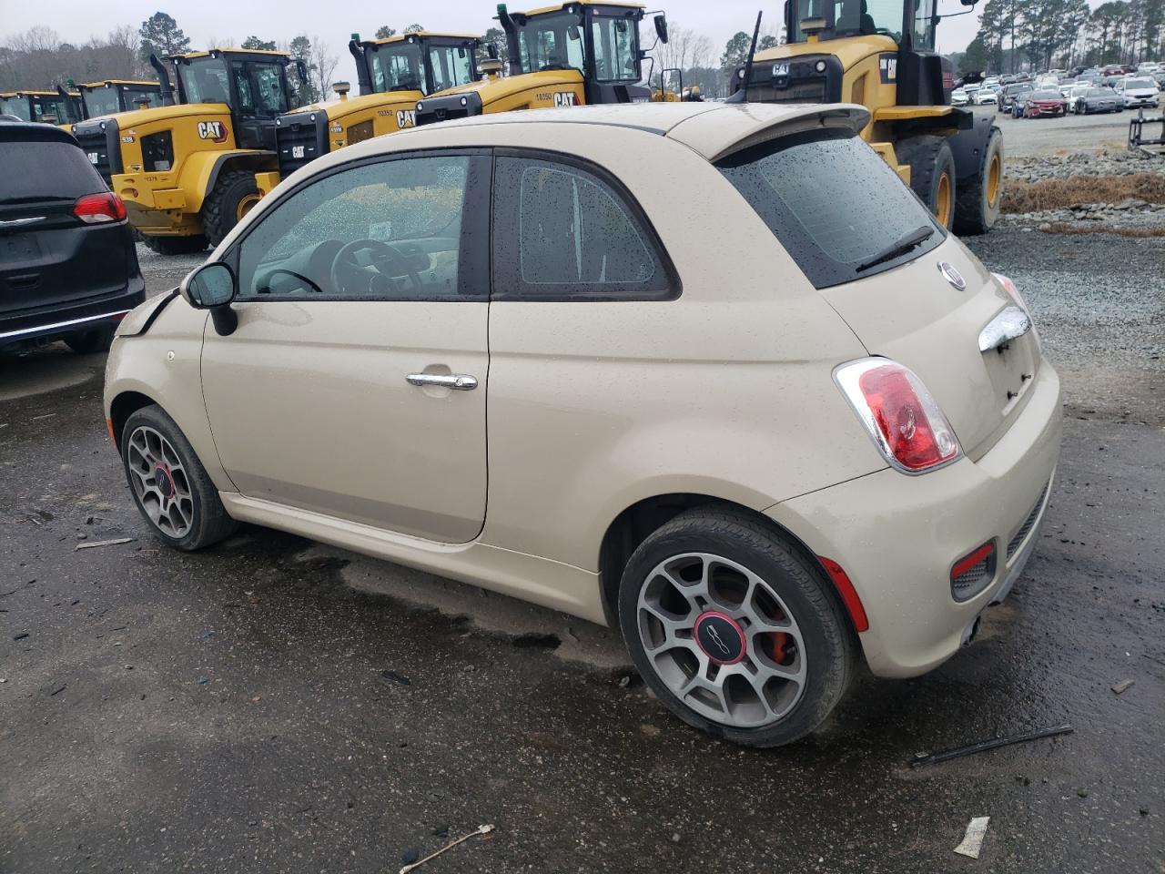 2012 Fiat 500 VIN 3C3CFFBR5CT109088 Copart auction photo, front end / undercarriage damage thumbnail 2