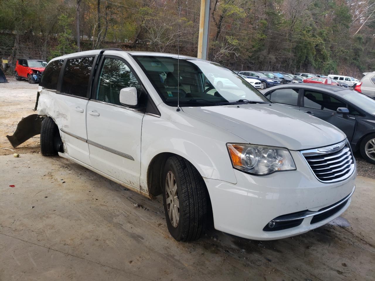2014 Chrysler Town & Country VIN 2C4RC1BG6ER438422 Copart auction photo, rear end / side damage thumbnail 4
