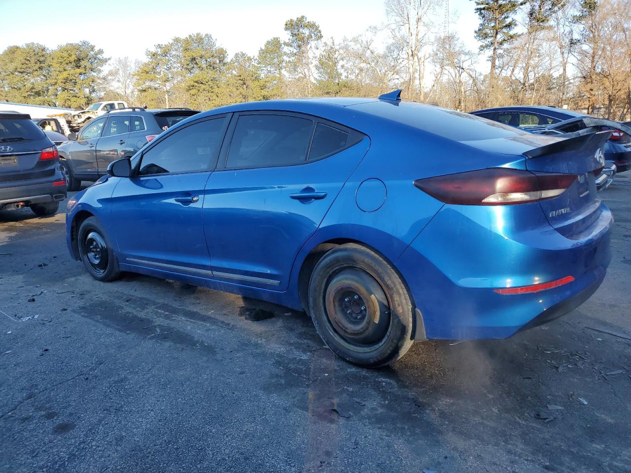2018 Hyundai Elantra VIN 5NPD84LF0JH222401 Copart auction photo, front end damage thumbnail 2