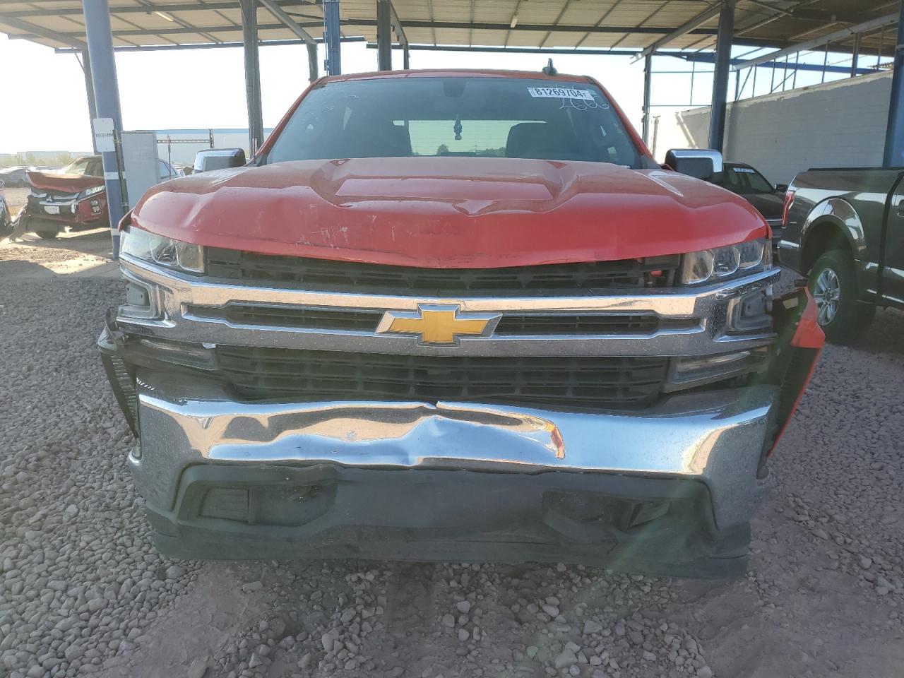 2022 Chevrolet Silverado VIN 1GCPWCED2NZ112666 Copart auction photo, front end damage thumbnail 5