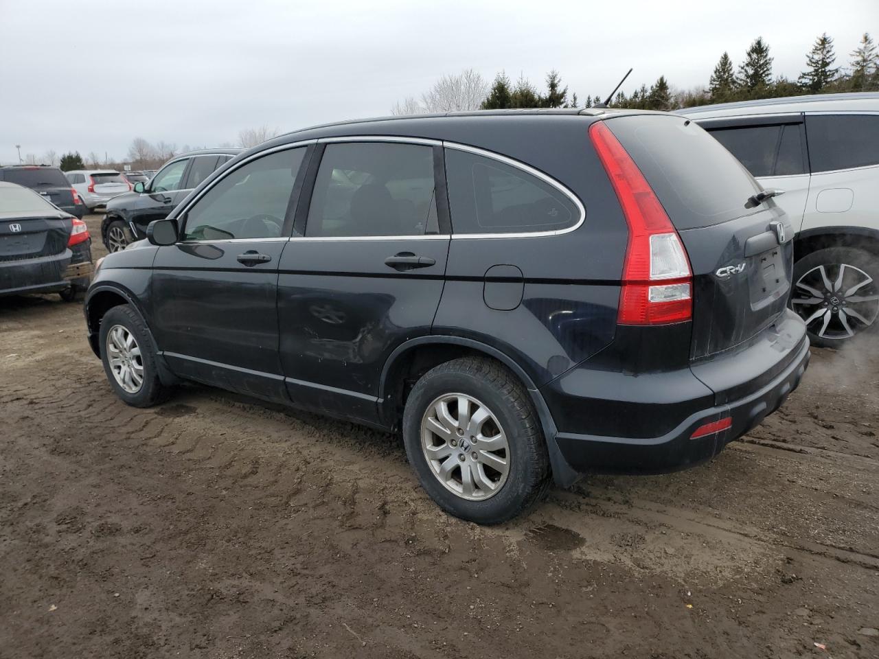 2008 Honda CR-V VIN 5J6RE48328L817859 Copart auction photo, front end / side damage thumbnail 2