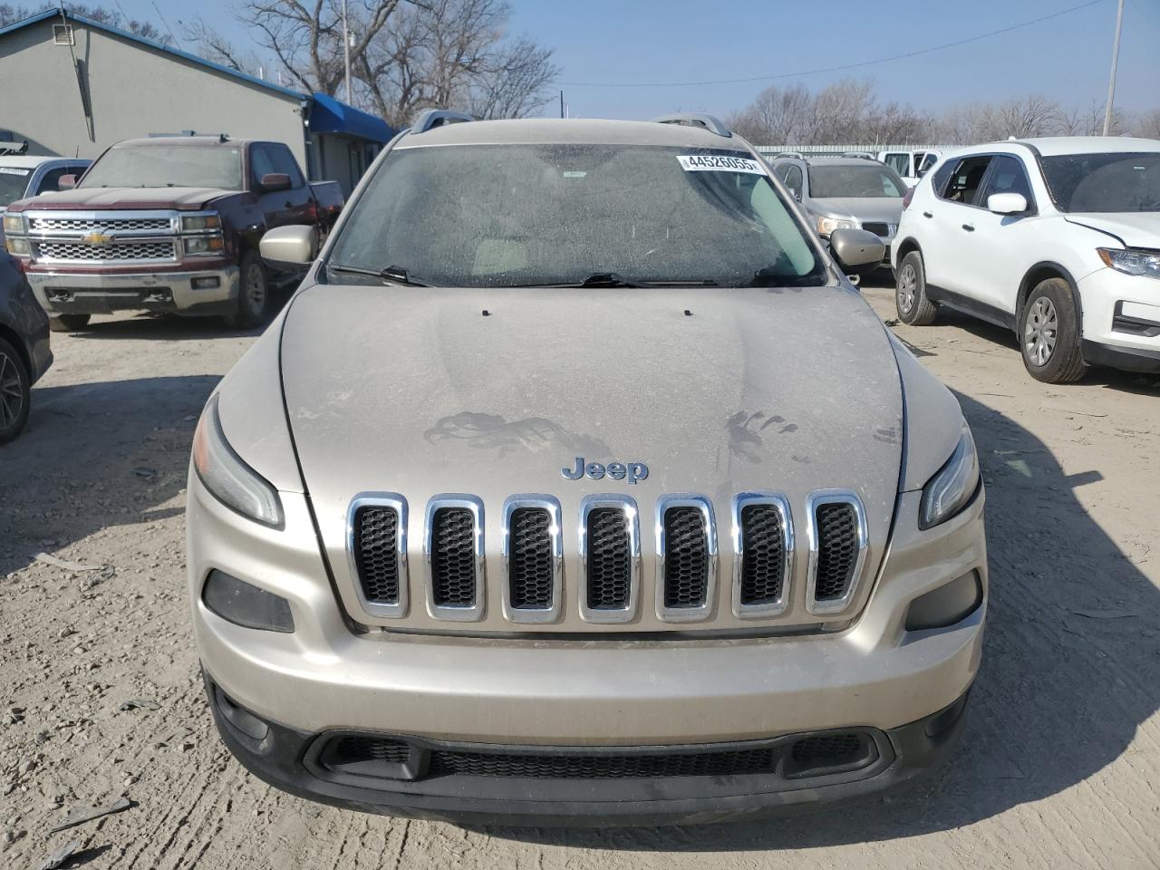 2015 Jeep Grand Cherokee VIN 1C4PJLCB7FW656776 Copart auction photo, front end / side damage thumbnail 5