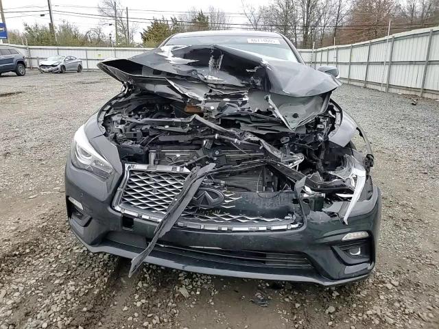 2018 Infiniti Q50 VIN JN1EV7AR3JM444919 Copart auction photo, front end damage thumbnail 10