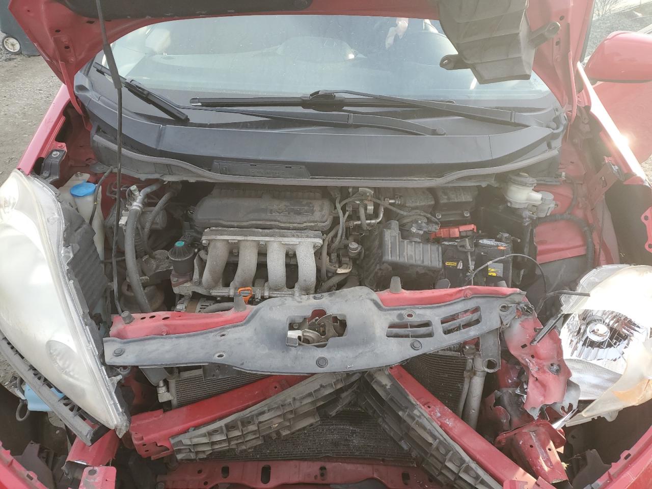 2009 Honda Fit VIN JHMGE87639S046298 Copart auction photo, front end damage thumbnail 12