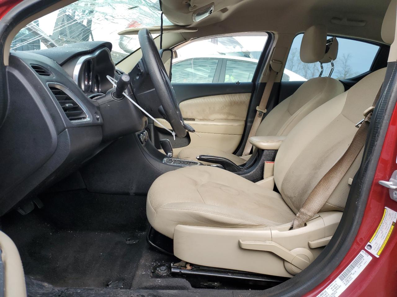 2014 Dodge Avenger VIN 1C3CDZAG7EN218100 Copart auction photo, all over damage thumbnail 7