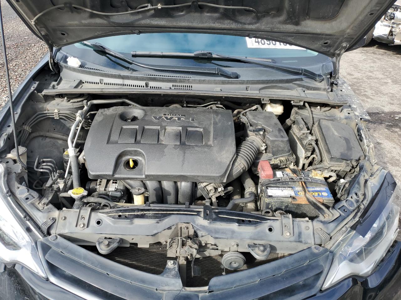 2014 Toyota Corolla VIN 2T1BURHEXEC177153 Copart auction photo, side / front end damage thumbnail 11