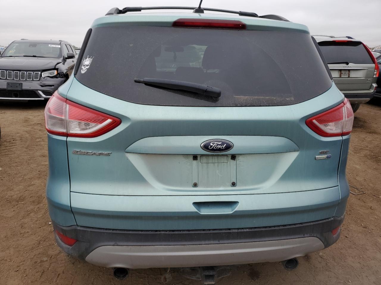 2013 Ford Escape VIN 1FMCU9G98DUD54210 Copart auction photo, front end / rear end damage thumbnail 6