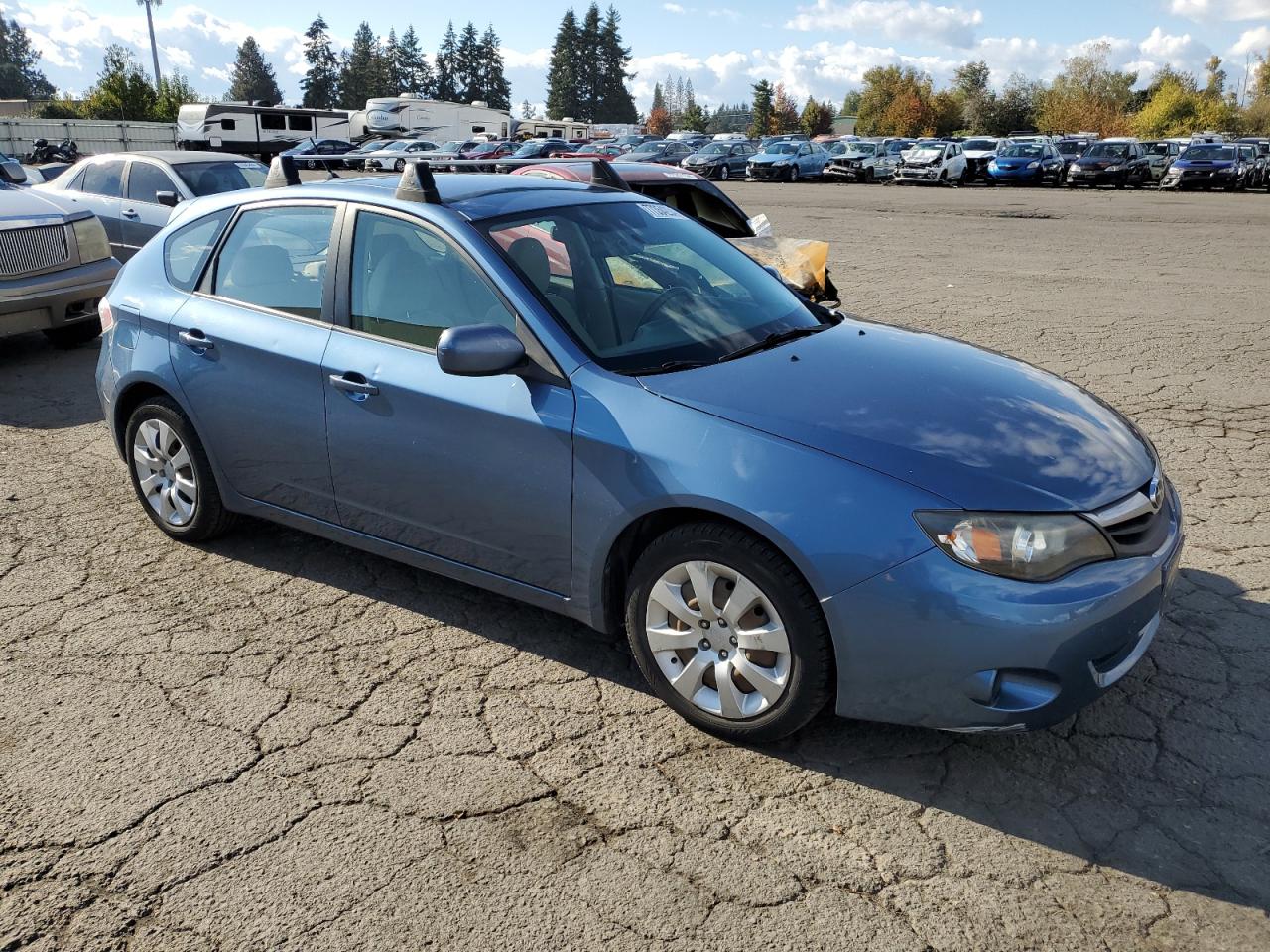 2010 Subaru Impreza VIN JF1GH6A63AH809613 Copart auction photo, side damage thumbnail 4