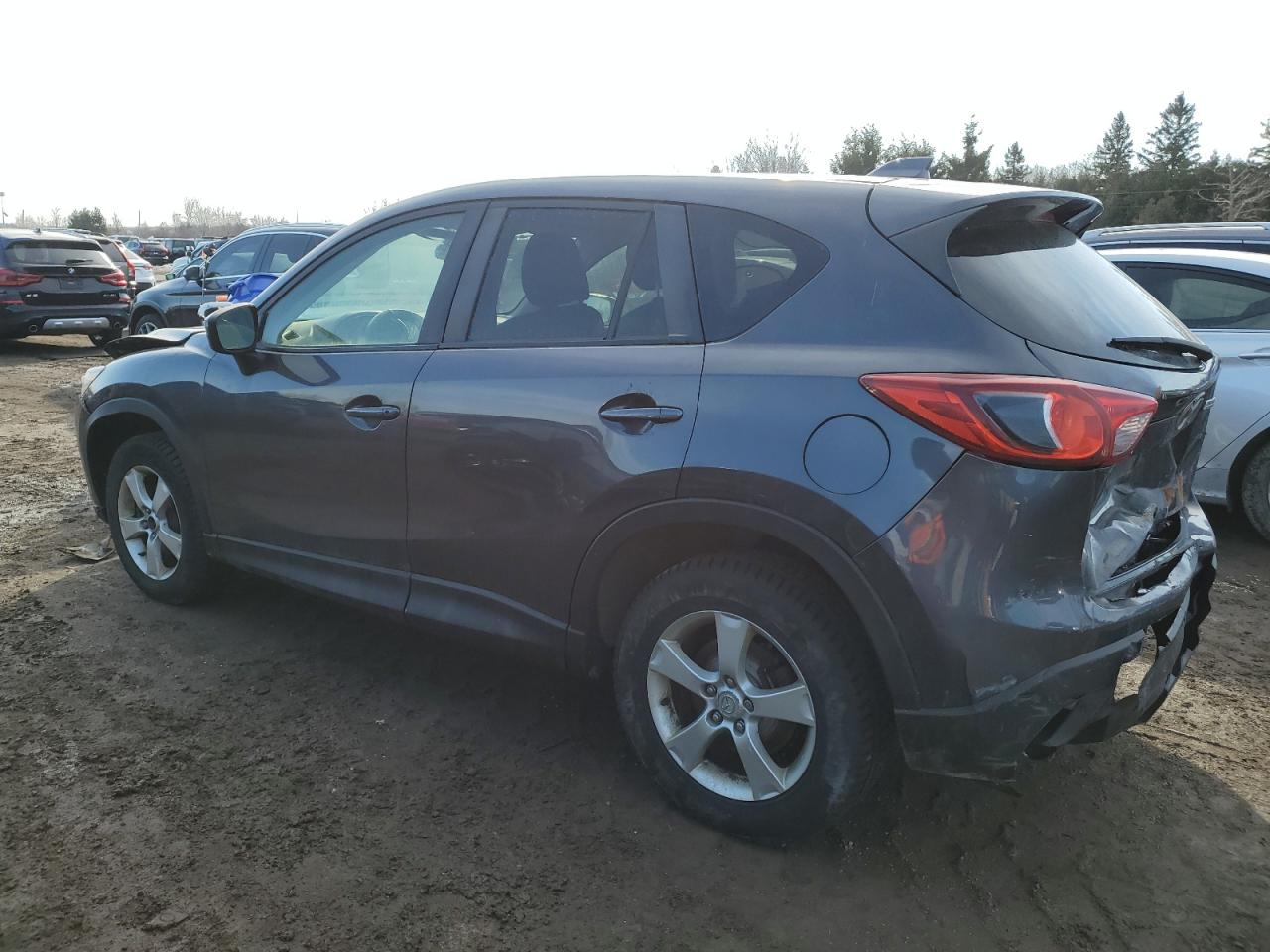 2015 Mazda CX-5 VIN JM3KE4CY6F0547552 Copart auction photo, rear end / front end damage thumbnail 2