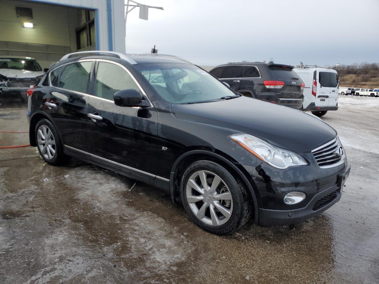 2015 Infiniti QX50 VIN JN1BJ0HRXFM771966 Copart auction photo, rear end damage thumbnail 4
