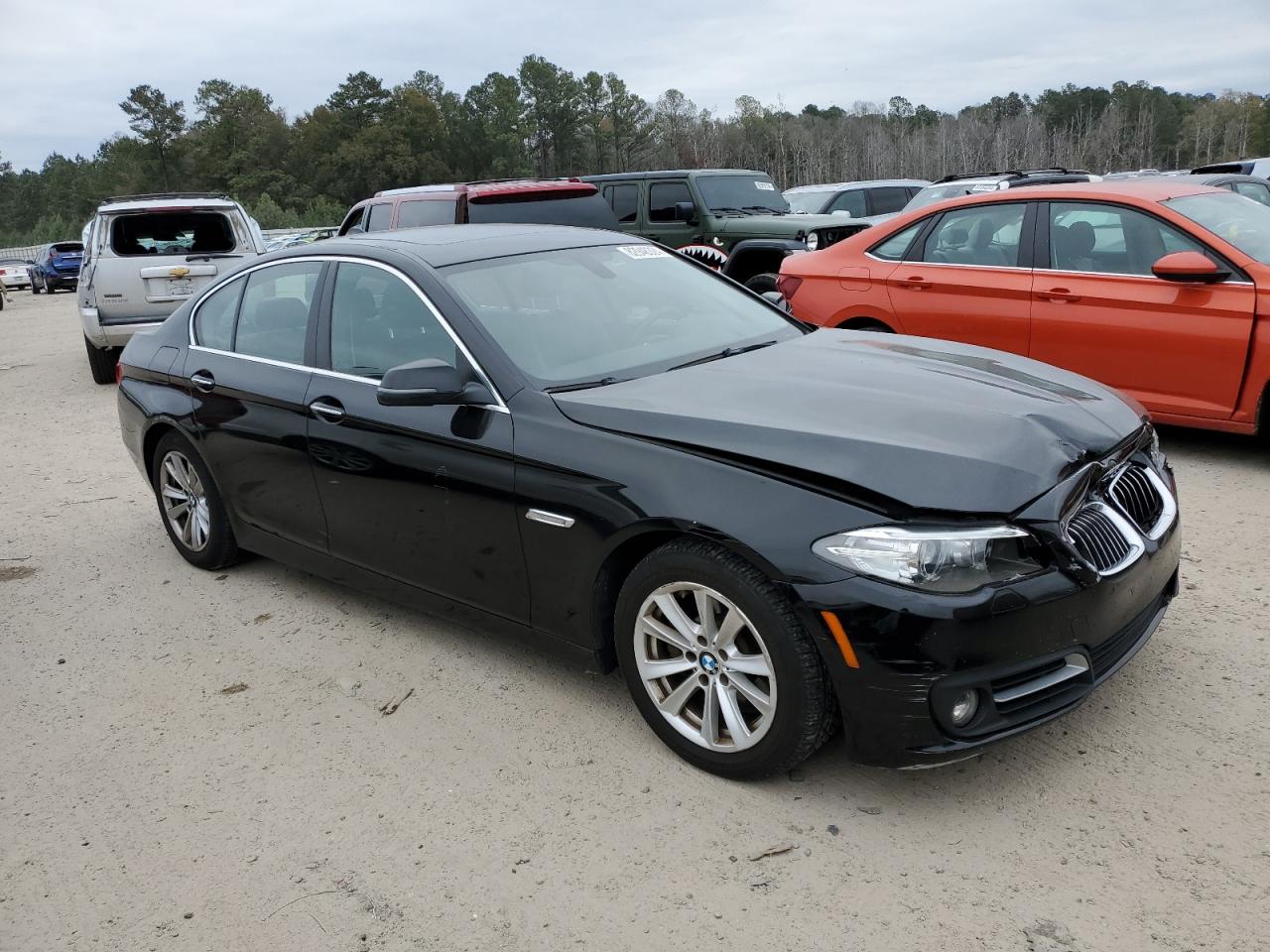 2016 BMW 5er VIN WBA5A5C52GD529618 Copart auction photo, front end / rear end damage thumbnail 4